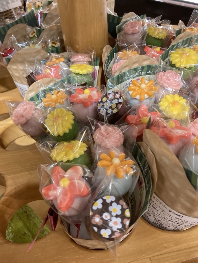 ブーケの様なチョコレート