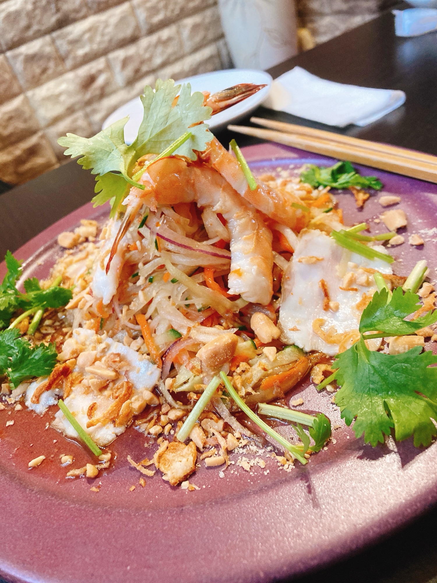 青パパイヤのサラダ