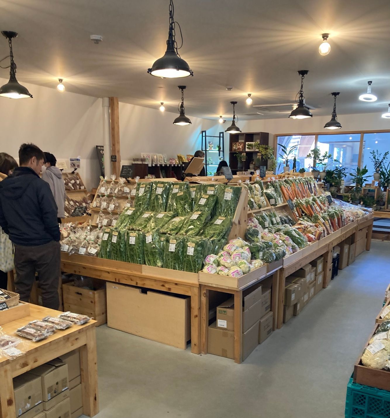 マルシェ内の陳列