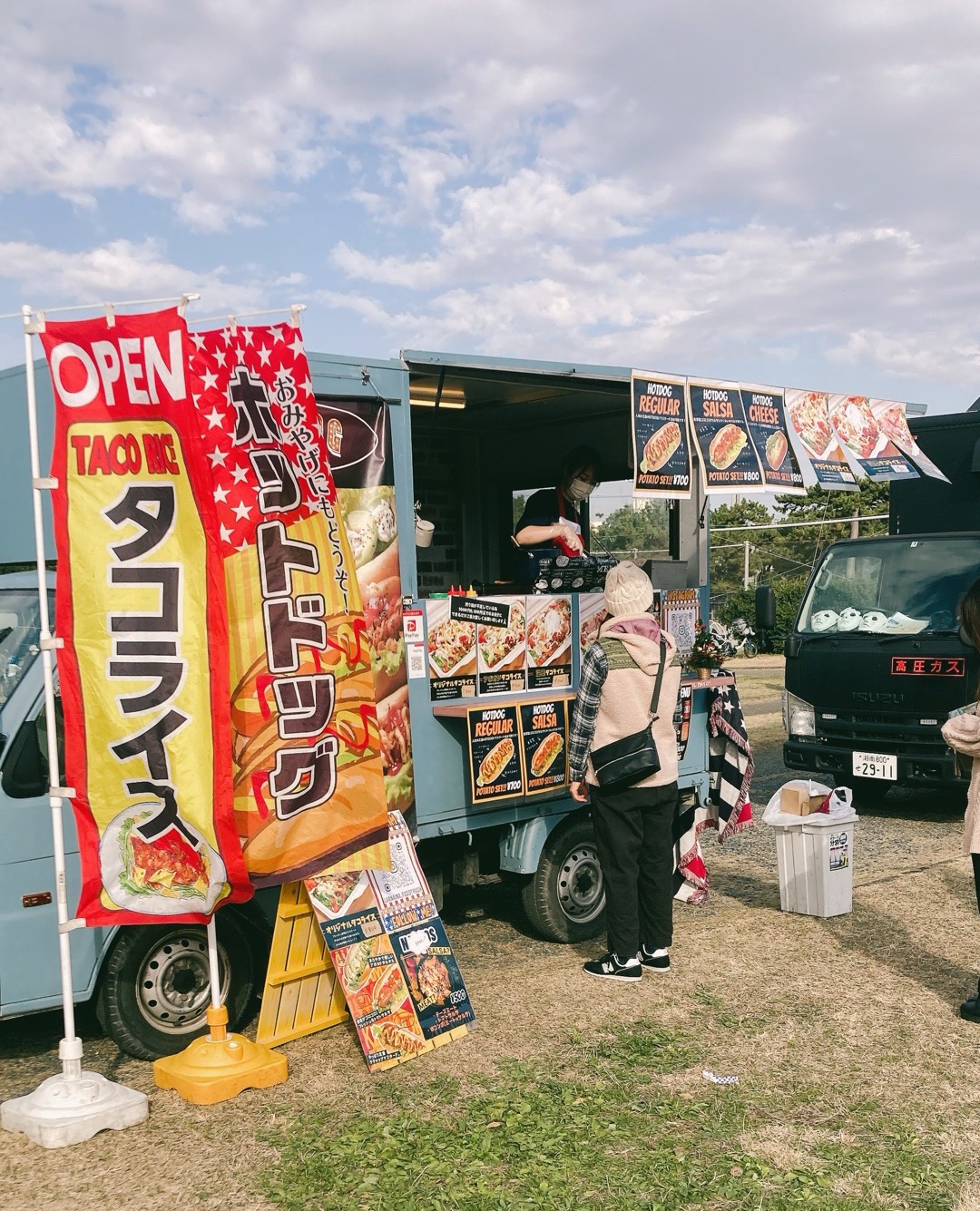 ホットドッグのキッチンカー