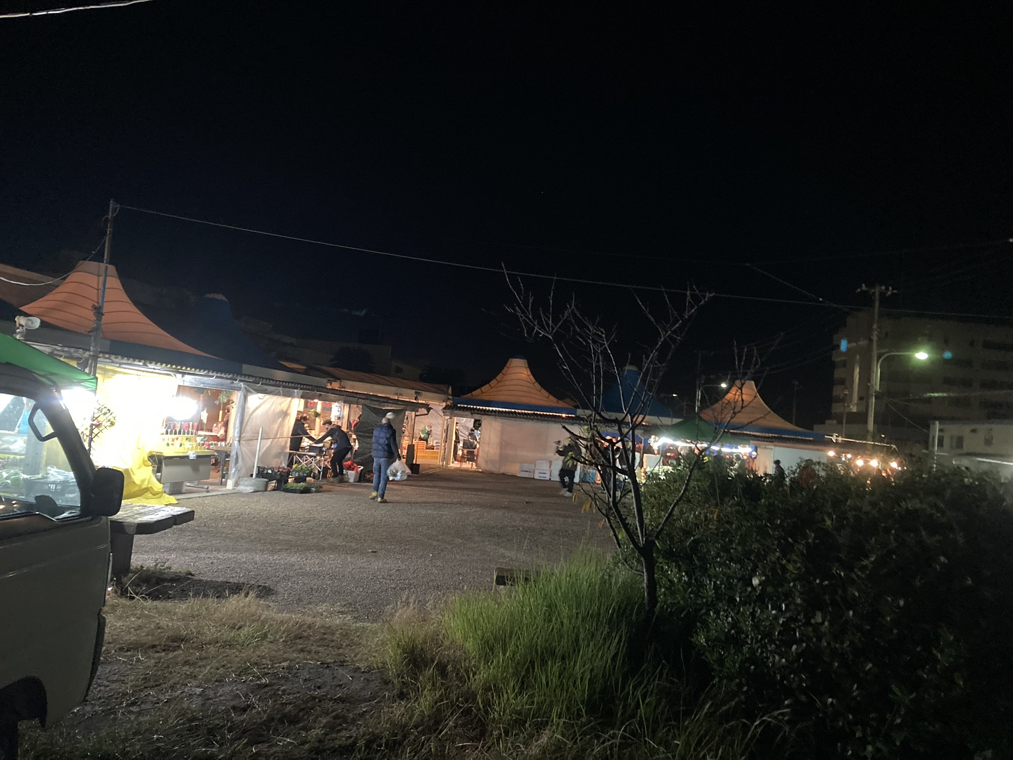 暗がりの中の三浦朝市