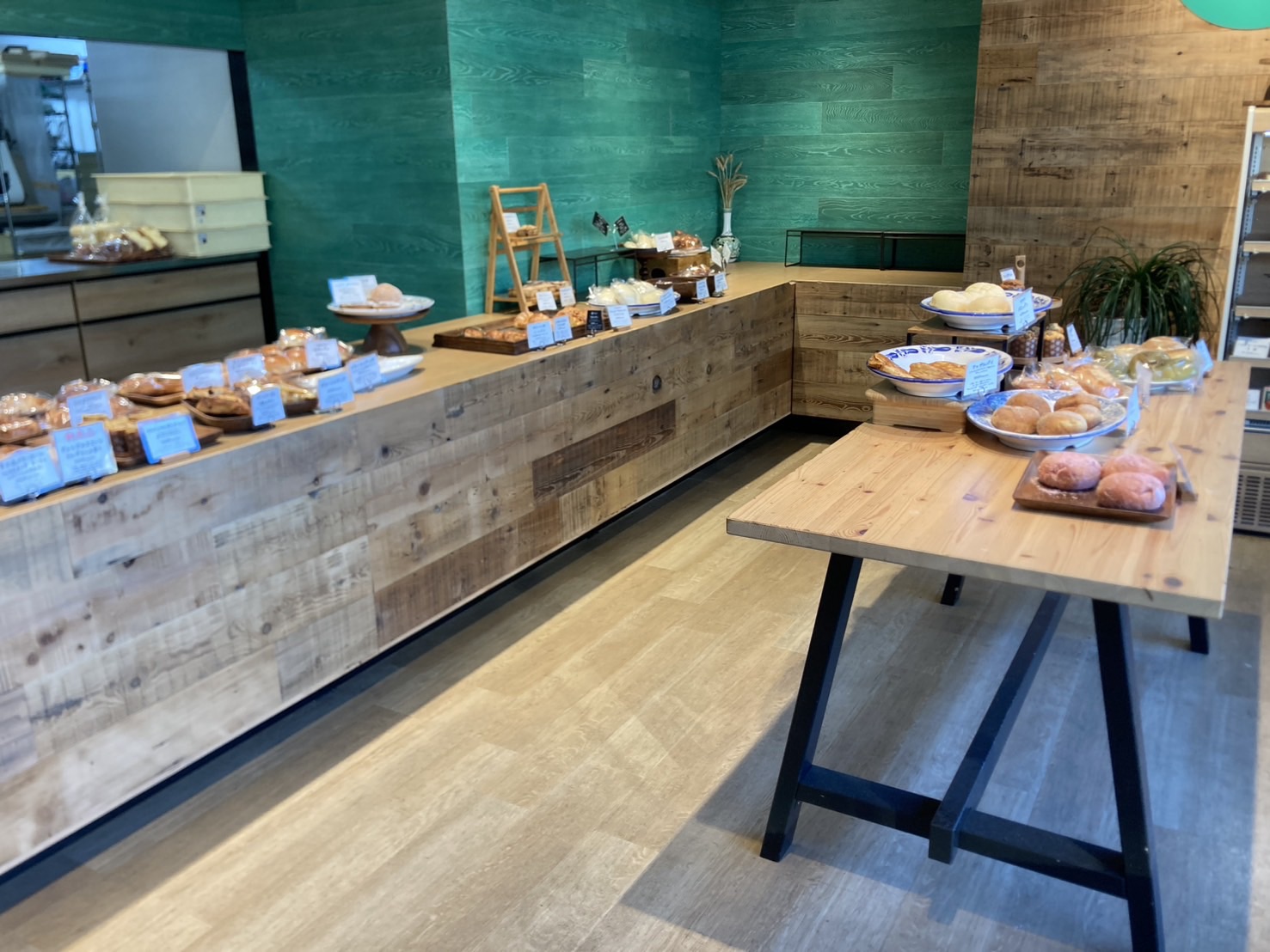 棚に並ぶパン達