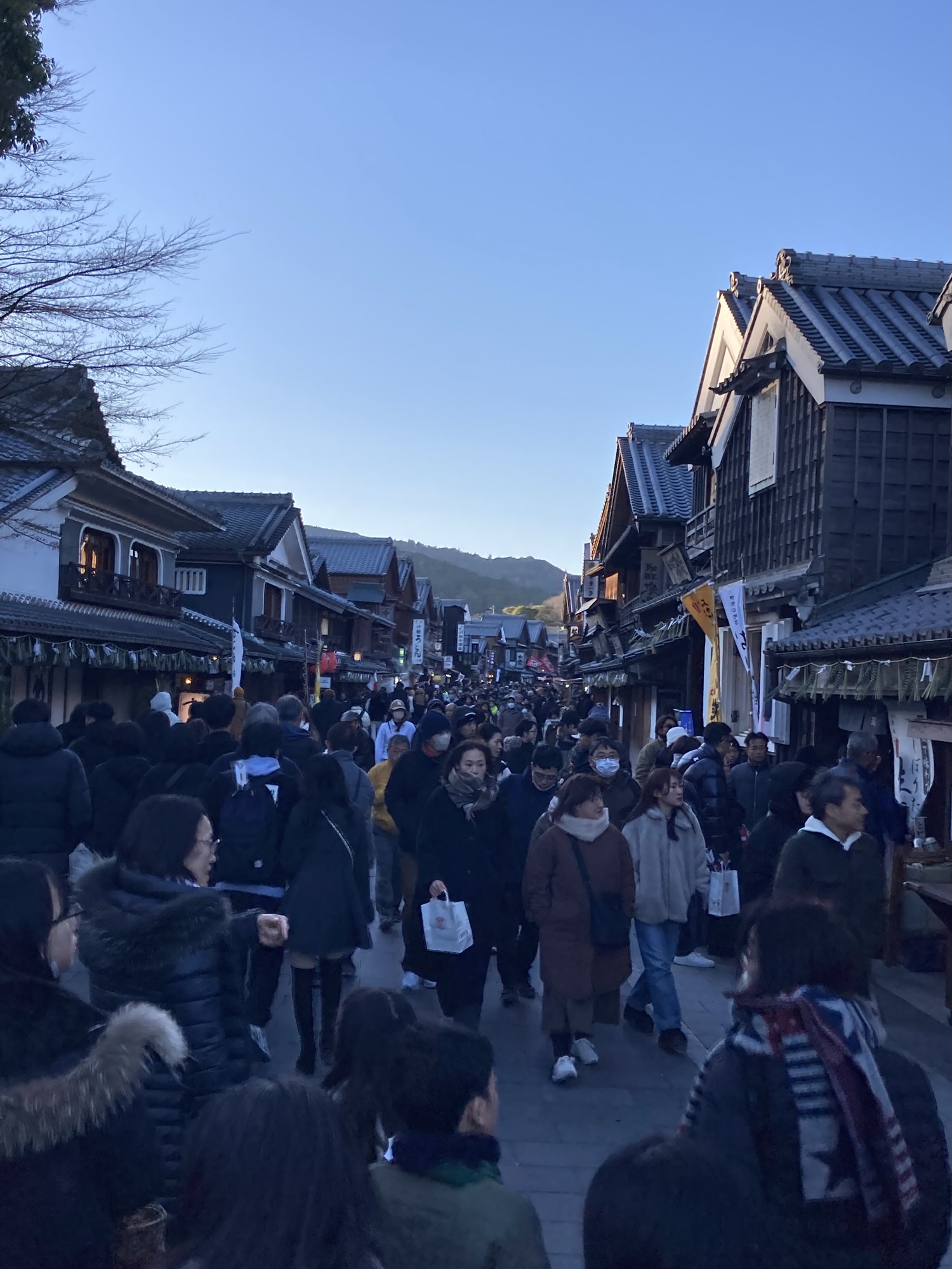 おかげ横丁の人混み