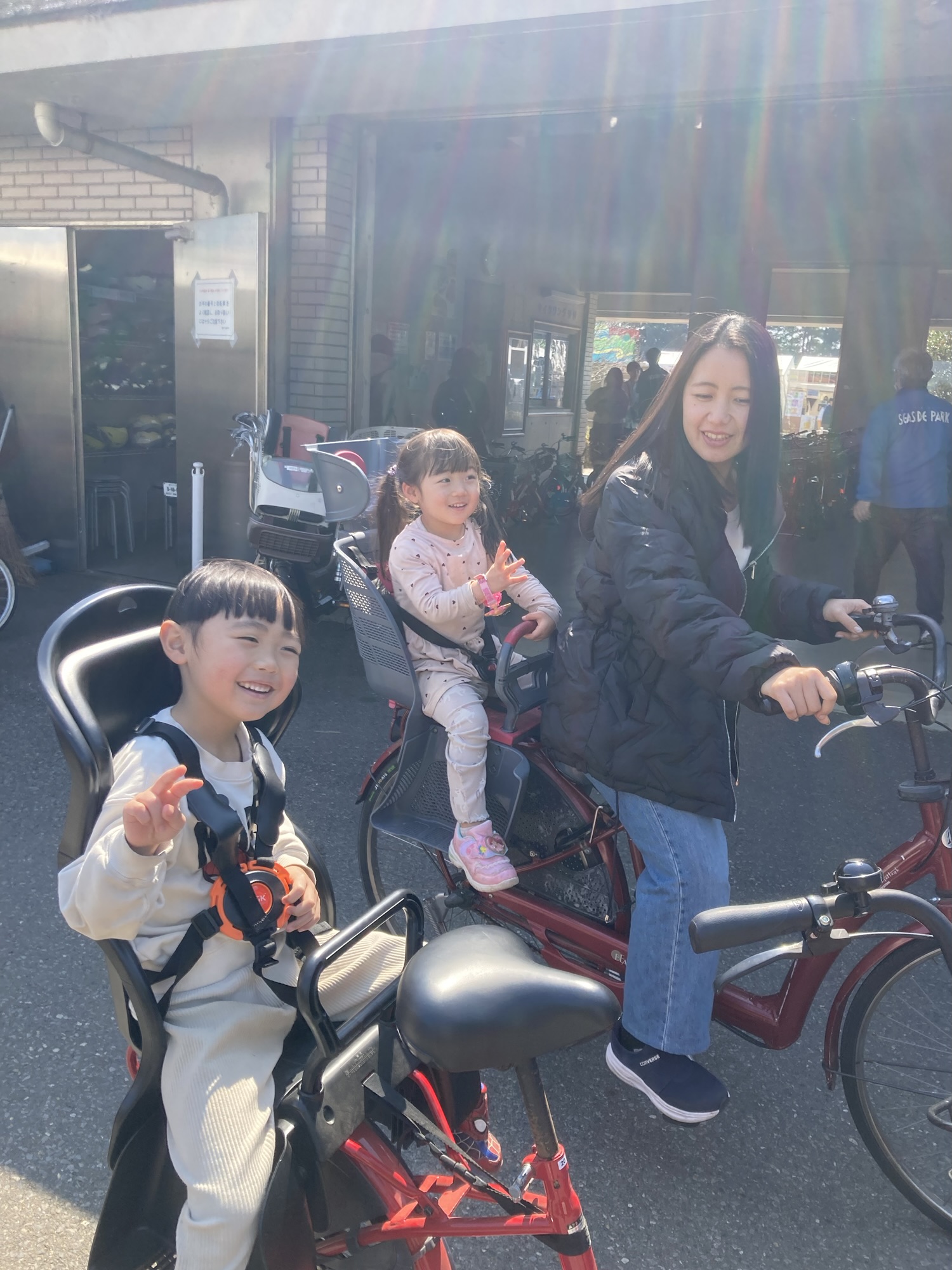 日立国立公園でのレンタサイクル